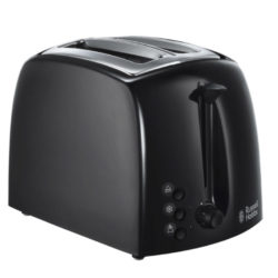 Russell Hobbs Textures 2-Slice Toaster – Black